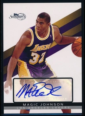 2008-09 Topps Signature Basketball Magic Johnson #TSA-MJ Auto Autograph #'d /499 - Image 1 of 2