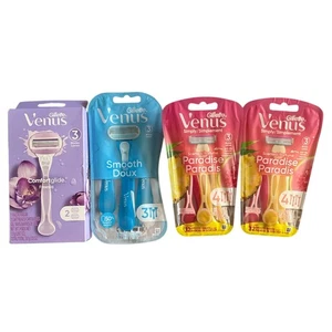 4 Stück Gillette Venus/Schick Hydro Silk Rasierer - Bild 1 von 4