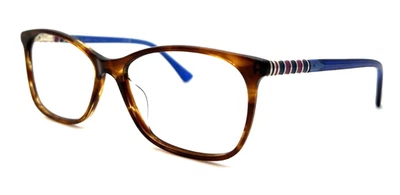 NUEVAS GAFAS NICOLE MILLER SAINT TROPEZ C01 CUERNO MARRÓN AUTÉNTICAS 58-16-140 Foto 1 de 4