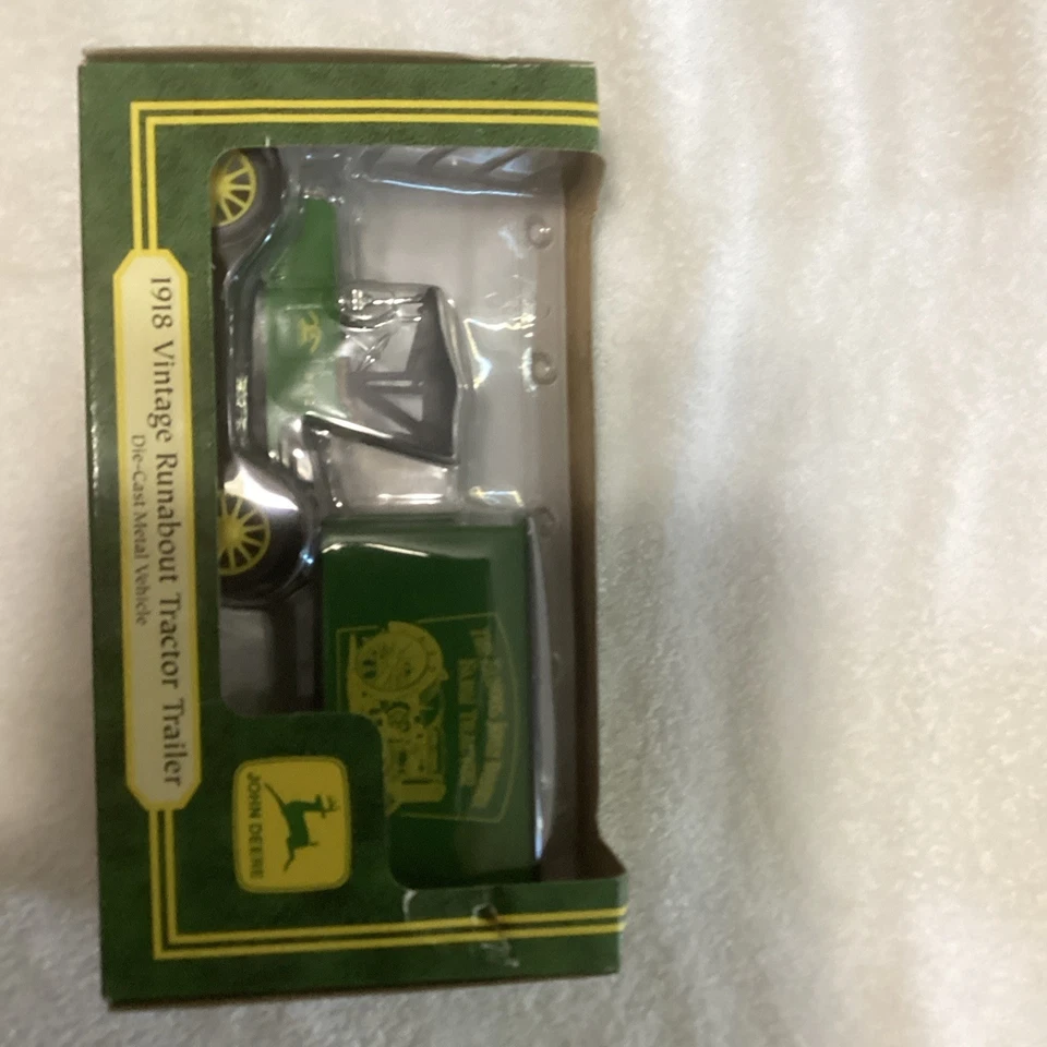 Remolque tractor diecast John Deere 1918 modelo T Runabout escala 1/25 Ertl nuevo en caja Foto 1 de 4