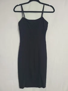 BCBG MaxAzria figurbetontes Minikleid in Schwarz mit integriertem BH Größe 4 neu mit Etikett - Bild 1 von 10