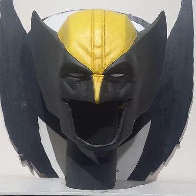 Wolverine V2 Mask Latex Cowl Cosplay Costume Prop Adult Size - Image 1 of 4