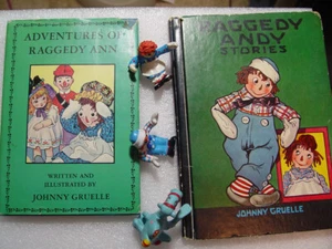 Raggedy Andy Stories, 1948/ADV R.ANN/3 1988 PVC TOYS-CAMEL/LOT 2 BOOKS IN EX.SHA - Picture 1 of 9