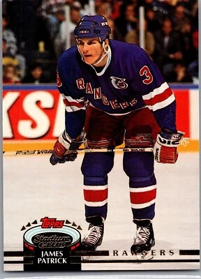 1992-93 Topps Stadium Club -#394 James Patrick - Image 1 of 2