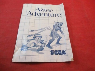 Aztec Adventure Sega Master System Instruction Manual Booklet ONLY - Image 1 of 4