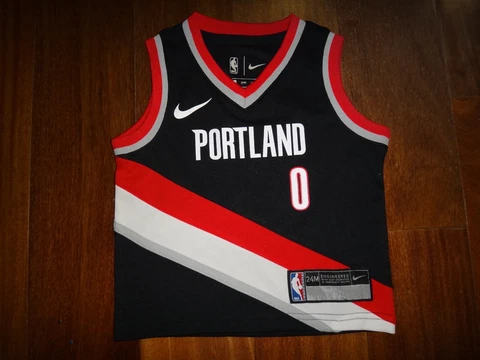 Infant 24 Months Nike Damian Lillard Portland Trail Blazers Icon Edition Jersey Cover
