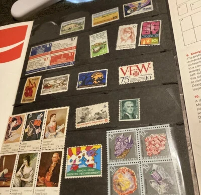 🇺🇸1974USPS USA POSTAL SERVICE MINT SET COMMEMORATIVE POSTAGE STAMPS INCOMPLETE - Image 1 of 4