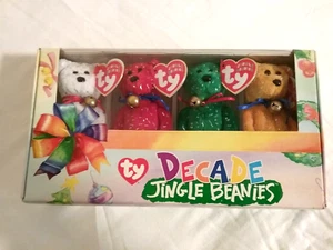 Ty Beanie Babies Decade Jingle Beanies & Jingle Beanies Collection   (DSLRT01K) - Picture 1 of 6