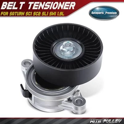 Serpentine Belt Tensioner for Saturn SL 91-02 SL1 SL2 SW1 SW2 SC SC1 SC2 L4 1.9L - Image 1 of 4