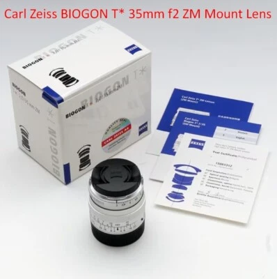 Carl Zeiss BIOGON T* 35mm f2 ZM Mount Lens - Silver - Image 1 of 4