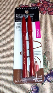 New Maybelline Expert Wear Twin Eye & Brow 103 Medium Brown - Picture 1 of 2