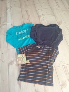3er Set Paket Baby Junge T-Shirt Body langarm Gr. 86/92 H&M / C&A / Lupilu - Bild 1 von 9