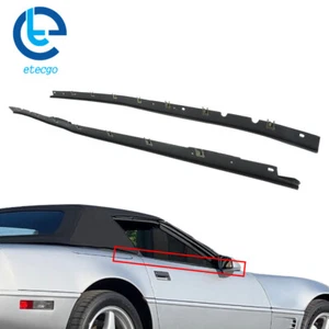 Para Chevrolet Corvette 1984-1996 2 piezas barrido de ventana tiras meteorológicas molduras molduras - Imagen 1 de 19