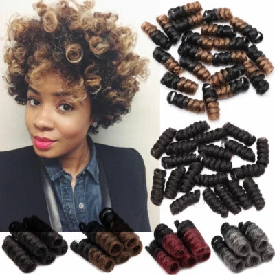Jamaican Bounce Crochet Braiding Hair Extensions Toni Curls Spring Curly US Hot - Image 1 of 4