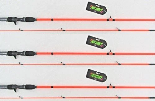 ZEBCO HOT CAST SPLASH 6'6" HOT PINK, SET OF 3 RODS - Image 1 of 1