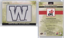 2014 Upper Deck CFL O-Pee-Chee Team Logo Winnipeg Blue Bombers #TL-9 Patch