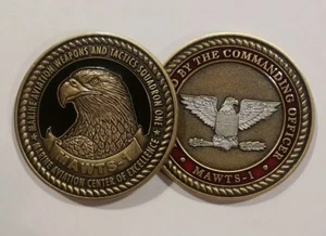 REAL MAWTS-1 Marine Aviation Weapons Tactics Squadron One USMC Challenge Coin  - Picture 1 of 3