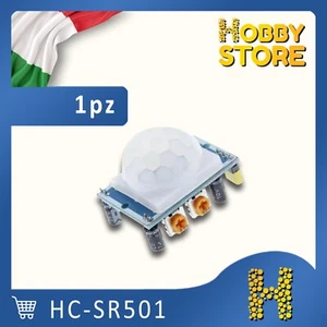 Modulo Scheda PIR HC-SR501 Sensore Rilevatore Infrarosso Movimento Arduino #006 - Foto 1 di 1