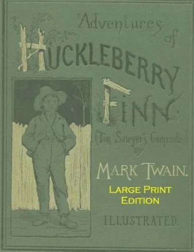 Adventures Of Huckleberry Finn: Low Tide Press Large Print by Twain, Mark - Image 1 of 1