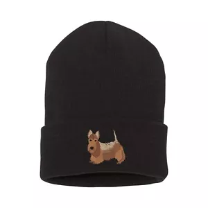 Sombrero gorro bordado perro marrón Scotty, gorro gorro de invierno sombrero de perro Scotty - Imagen 1 de 2