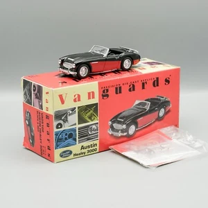 Lledo 1:43 Vanguards VA05102 Austin Healey Open Top Black & Red - Picture 1 of 11