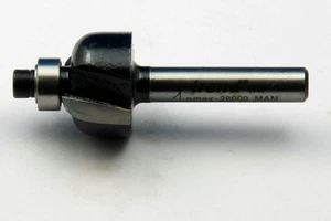 Trend Router  Bit, Cove Cutter 6.3 mm Radius Cut, Bearing Guided,1/4" shank TCT - Picture 1 of 2