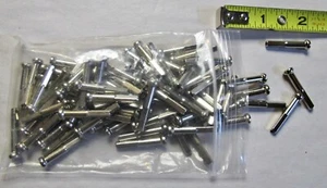 76 NOS Prewar Antique Bicycle 1 Inch Wood Wheel Spoke Nipples - Picture 1 of 2