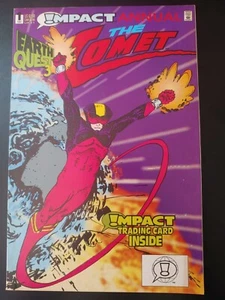 🗯️ The COMET #1 annual (direct)(1992 IMPACT / DC Comics) VF Book - Picture 1 of 5