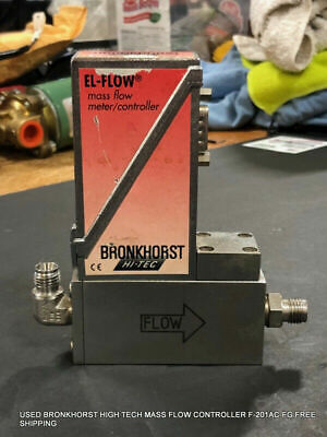 Used Bronkhorst High Tech Mass Flow Meter Controller F-201ac-fg Free Shipping • 76.52£