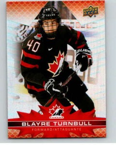 2021-22 Upper Deck Tim Hortons Team Canada  #83 Blayre Turnbull   V52691