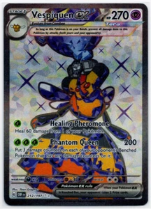 Pokemon Vespiquen ex 212/197 Sv03: Obsidian Flammen Holo NM/M - Bild 1 von 2
