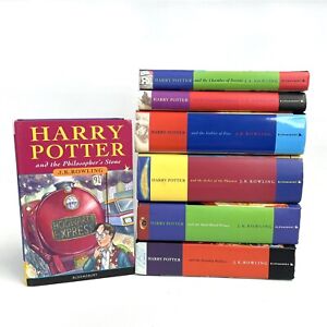 Harry Potter Complete Hardcover Bloomsbury Book Set 1-7   #2 1st Ed 2nd Printing