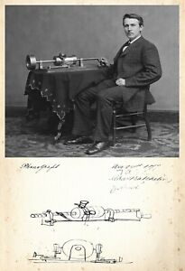 9620.Decoration Poster.Home wall.Room art interior.Edison early phonograph pic