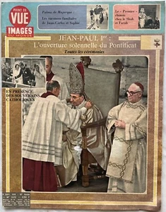 POINT DE VUE n° 1572 du 8 Septembre 1978 Pontificat Le Pape Jean-Paul Ier - Imagen 1 de 2
