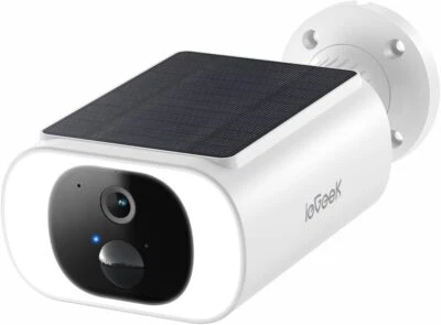ieGeek 3MP  Telecamera Wifi Esterna Senza Fili, Pannello Solare Incorporato 2,4G - Immagine 1 di 4