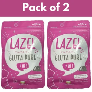 Gluta Lazel Pure Whitening Skin Frozen Collagen Antioxidant Anti Aging Cap - Picture 1 of 8