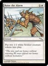 *FOIL* Raise the Alarm 1x MtG Mirrodin ENGLISH SP/NM