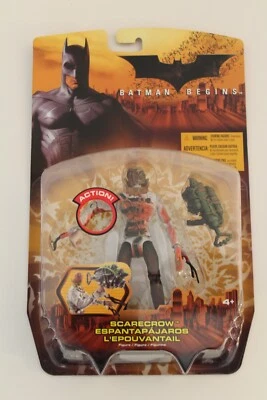 Figura de acción del espantapájaros de la película Batman Begins de DC Comics nueva sellada 2005 - nueva sin usar, en caja Foto 1 de 3
