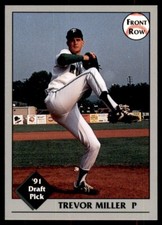 1991 Front Row Draft Picks Trever Miller Trinity Rocks #NNO
