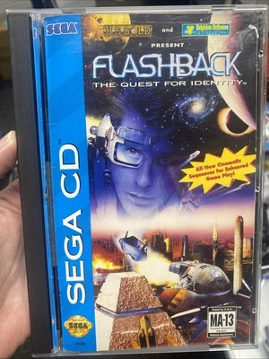 JW Flashback The Quest for Identity- Sega CD Complete Mint Shape - Image 1 of 4