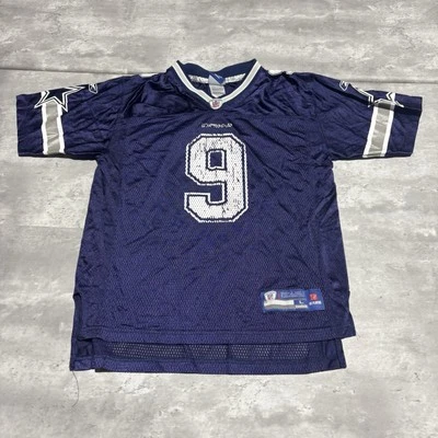 Camiseta Tony Romo Dallas Cowboys Niño Grande Azul Reebok Niños Jóvenes NFL* Foto 1 de 4