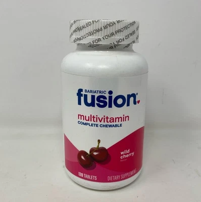 Bariatric Fusion Wild Cherry Complete Chewable Multivitamin w/ Iron - 120 Tablet - Image 1 of 4