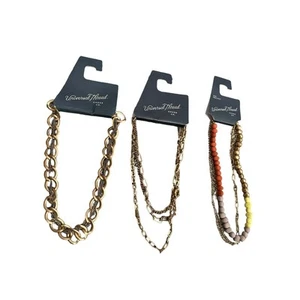 Collana Filo Universale Collane di Perline Semipreziose Set di 3 NUOVE - Foto 1 di 7