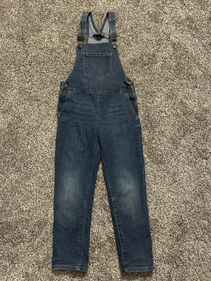 Lands’ End Denim Overalls Size 7 - Image 1 of 4