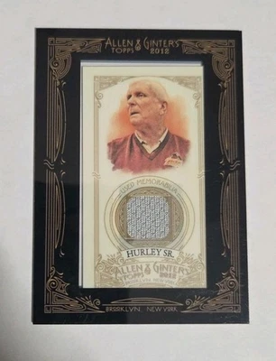 2012 Topps Allen and Ginter Bob Hurley Sr Jersey Relics #BH - Image 1 of 2