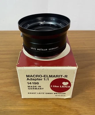 Adaptador Leitz Wetzlar Leica MACRO-ELMARIT-R 1:1 Foto 1 de 4