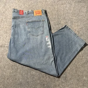 Levis 541 Athletic Fit Jeans Mens 58x30 NWT Blue Denim Medium Wash New Big Tall - Picture 1 of 8