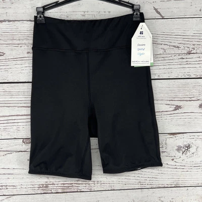 Pace 7" High Waist Biker Swim Shorts — Womens Quick Dry Multi-Sport UPF Jammers - Image 1 of 4