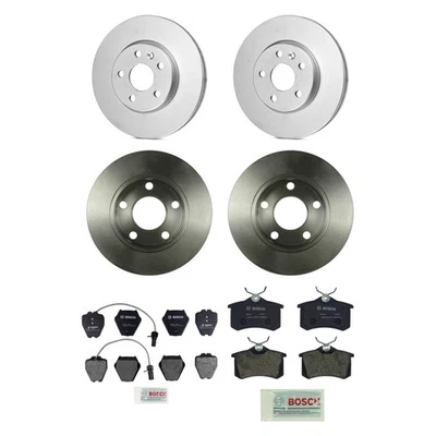 For Volkswagen Passat 04 QuietCast Premium Front & Rear Brake Kit w Organic Pads Foto 1 de 4