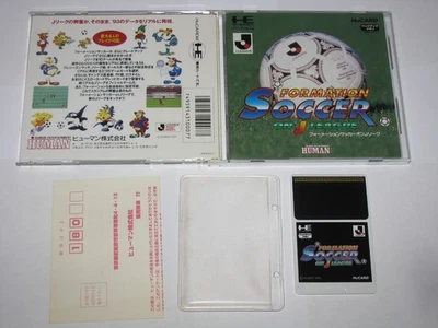 Formation Soccer on J.League PC Engine HuCard Japan import US Seller - Image 1 of 4